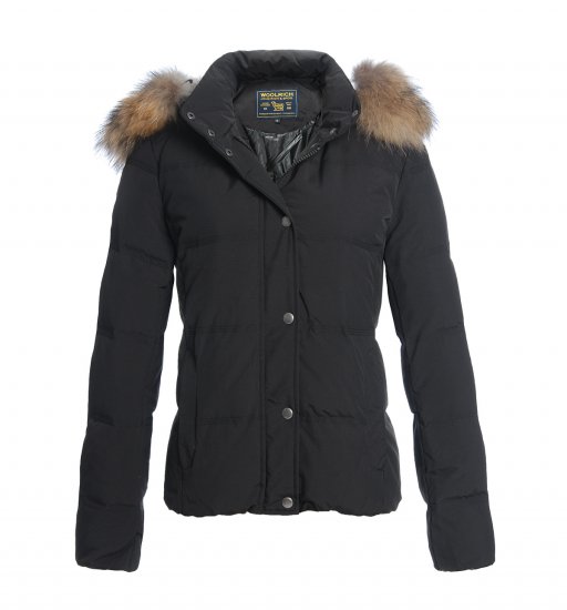 Woolrich norvegese donne Fur giacca Nero